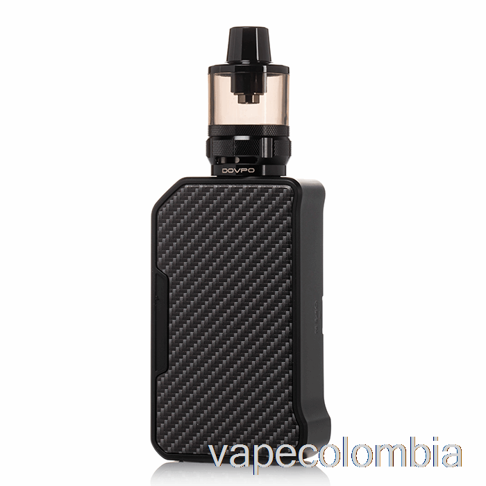 Vape Recargable Dovpo Mvp 220w Kit De Inicio Fibra De Carbono Negro